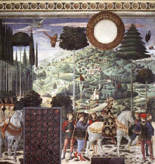 GOZZOLI, Benozzo Procession of the Middle King